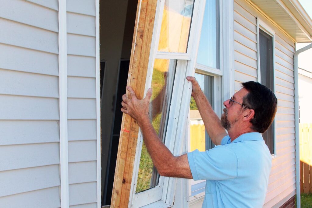 Homeguide Double Pane Wood Replacement Window Installation